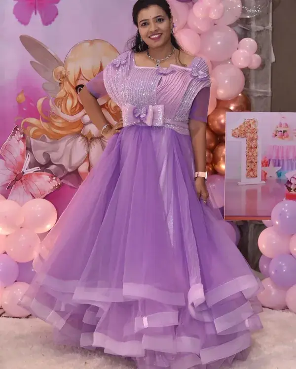 Mother and daughter combo dress for birthday