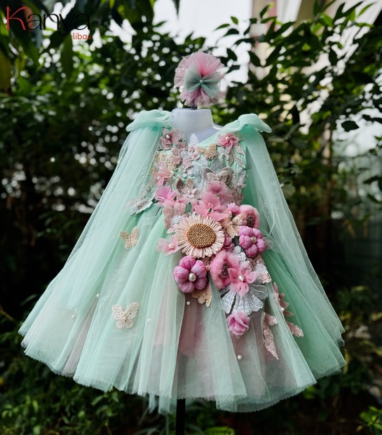 Handmade flower outfit